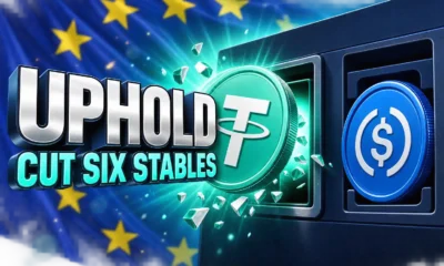 Uphold delist USDT USDC conversion MiCA Europe